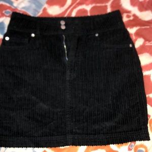 black skirt Corduroy